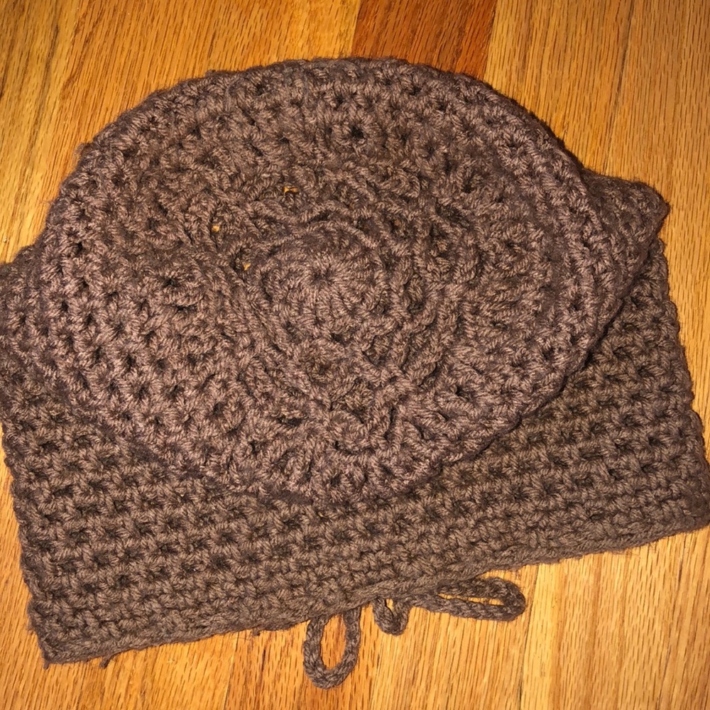 Boho Hand Knit Tam